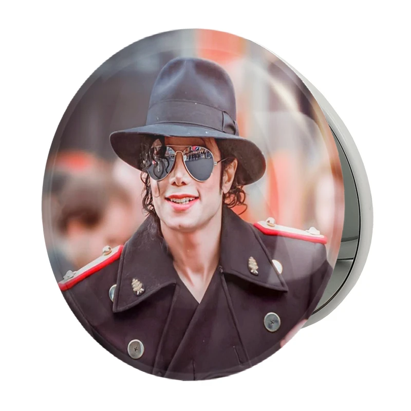 آینه جیبی خندالو طرح مایکل جکسون Michael Jackson مدل تاشو کد 19222 