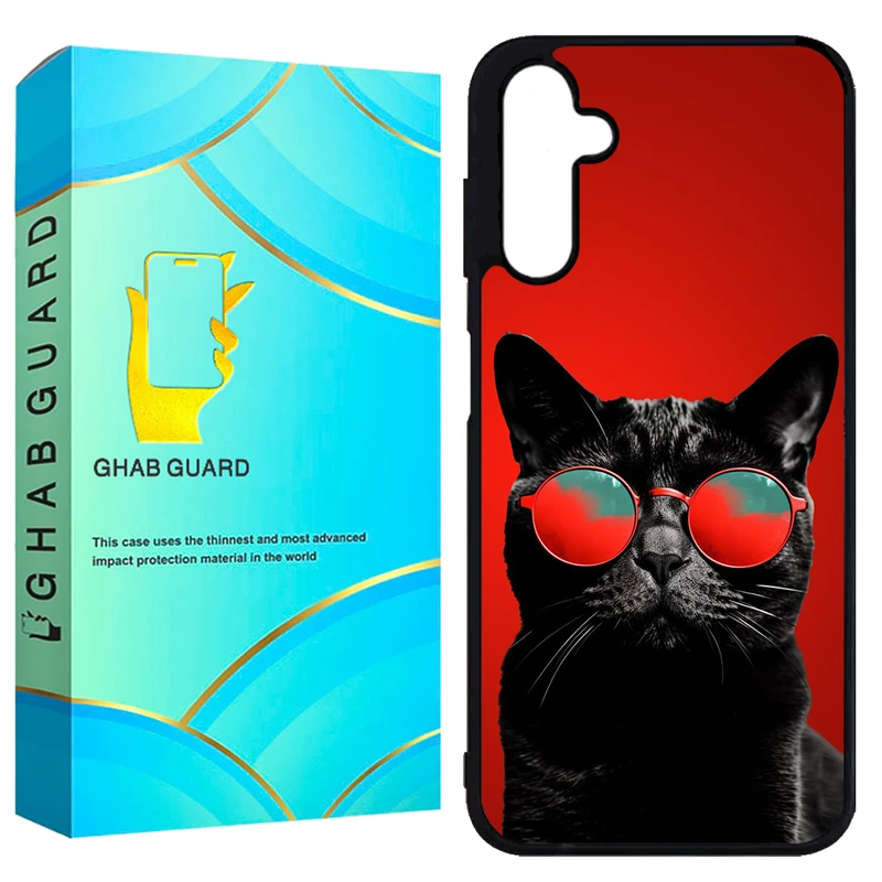  کاور قاب گارد طرح گربه مدل GCHPA25 مناسب برای گوشی موبایل سامسونگ Galaxy A25