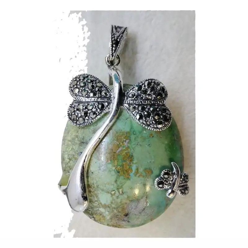 آویز گردنبند نقره زنانه مدل gol-550