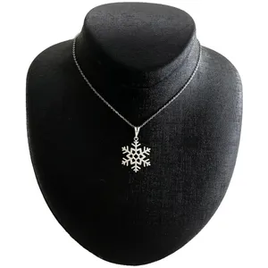 گردنبند نقره زنانه مدل دونه برف کد G-234