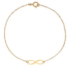 دستبند طلا 18 عیار زنانه الن نار مدل بينهايت 102029