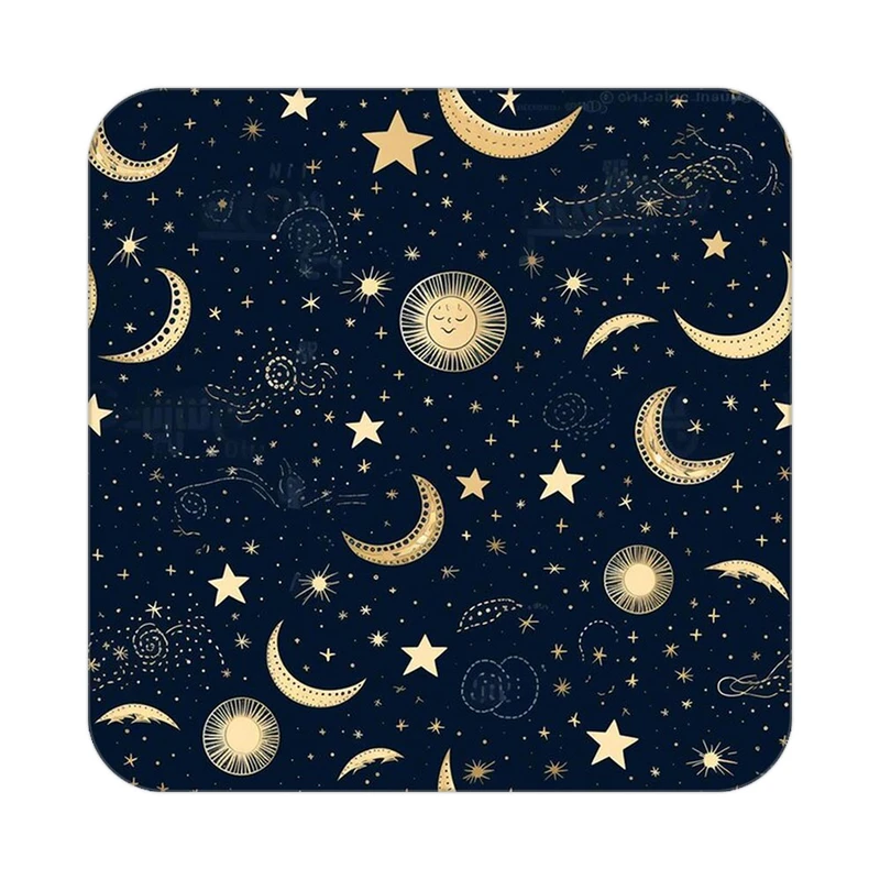 زیر لیوانی کاکتی طرح ماه و ستاره مدل mp52929