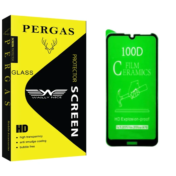 محافظ صفحه نمایش وایلی نایس مدل Pergas Glass مناسب برای گوشی موبایل هوآوی Y6 2019/ Y6 Prime 2019/ Y6S