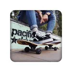 زیر لیوانی طرح اسکیت برد کد 1208