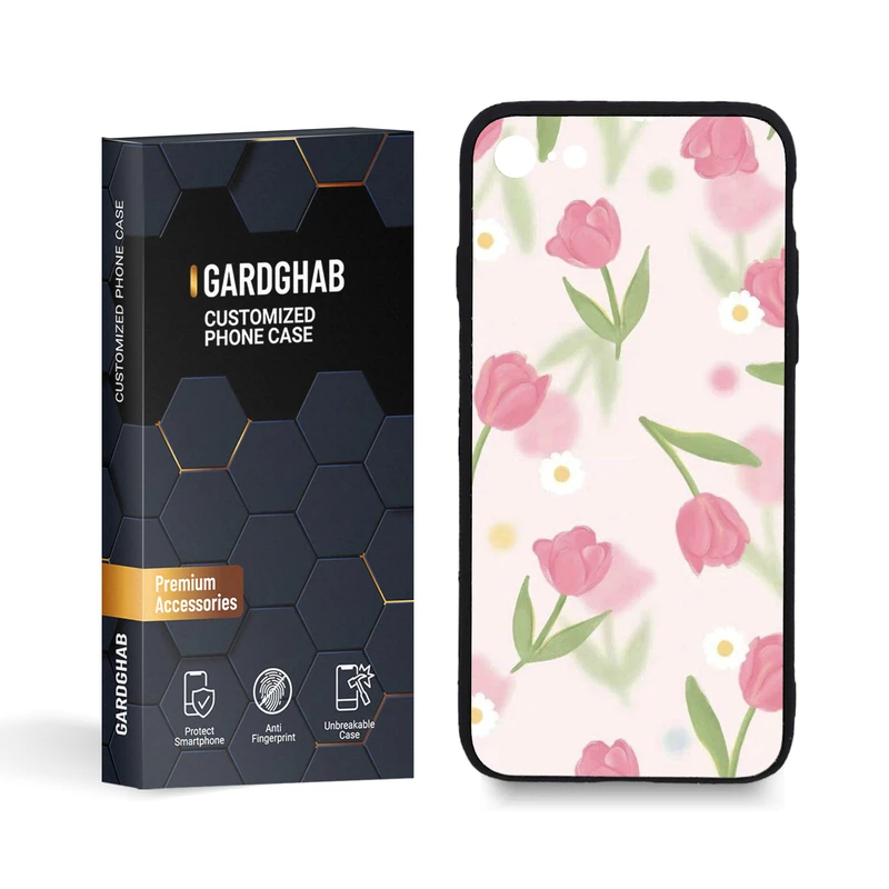 کاور گارد قاب مدل گل مناسب برای گوشی موبایل اپل iPhone 7/8 / SE 2020