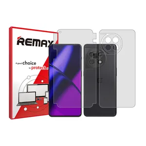 Remax AntiShock transparent screen protector suitable for OnePlus 11 mobile phone along with the back protector