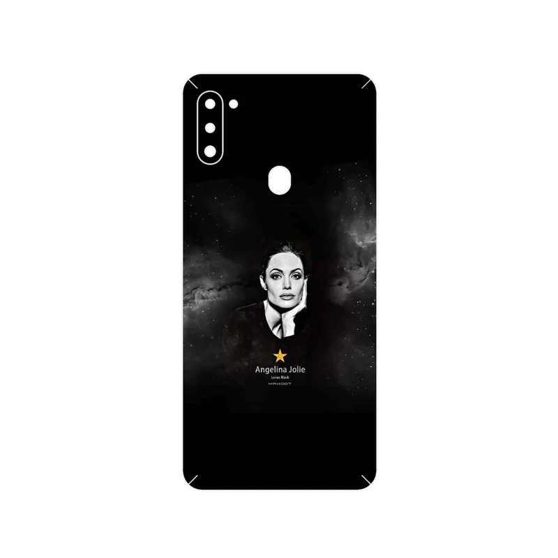 برچسب پوششی ماهوت مدل Angelina Jolie مناسب برای گوشی موبایل سامسونگ Galaxy M11