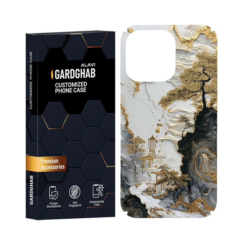 کاور گارد قاب مدل هنری مناسب برای گوشی موبایل اپل iPhone 13 pro