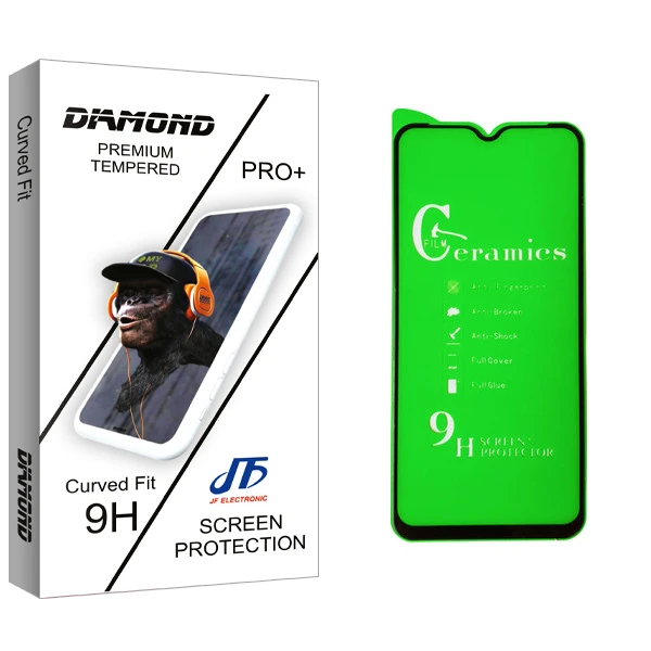 محافظ صفحه نمایش سرامیکی جی اف مدل Diamond glass مناسب برای گوشی موبایل سامسونگ Galaxy A20s