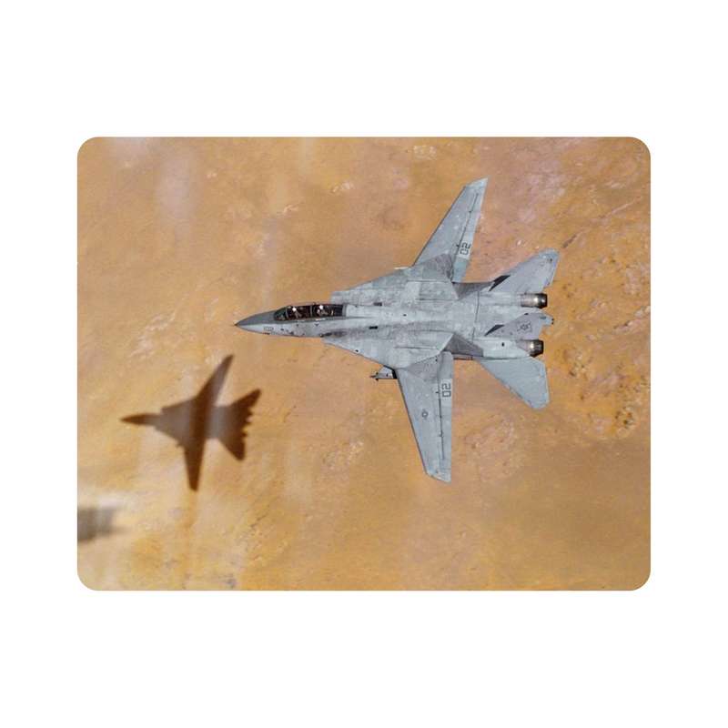 ماوس پد اطلس آبی طرح هواپیما مدل T7384