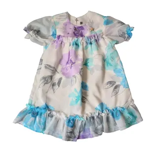 پیراهن دخترانه مدل گل بانو کد ab1