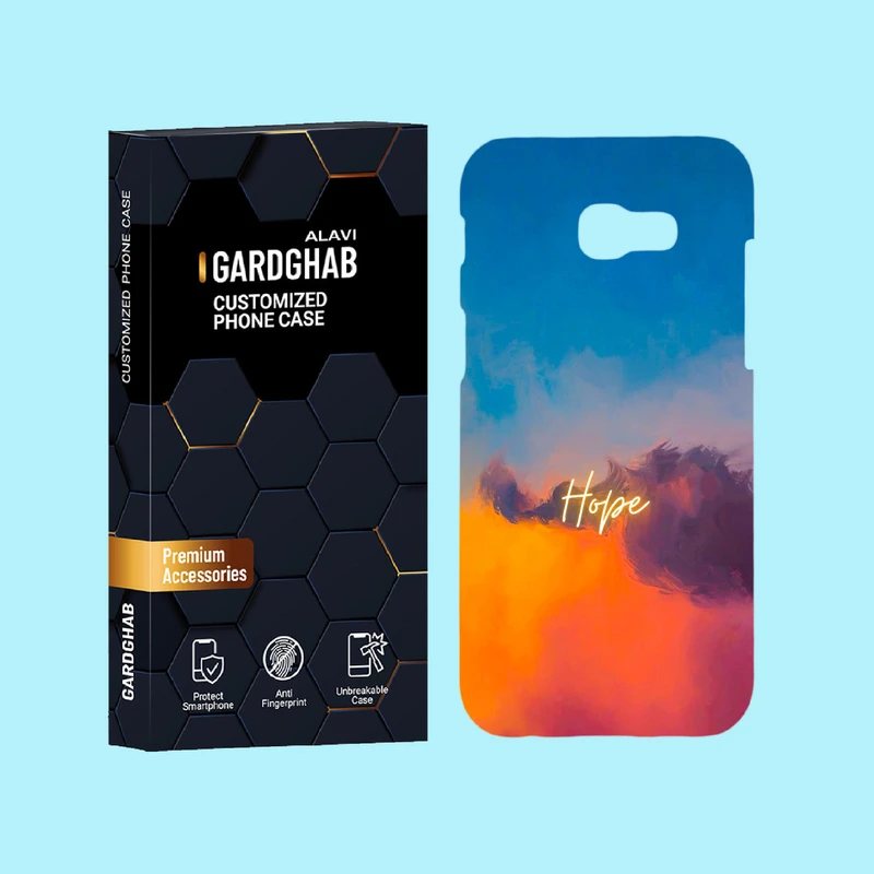 کاور گارد قاب علوی مدل متن مناسب برای گوشی موبایل سامسونگ Galaxy A5 2017 / A520