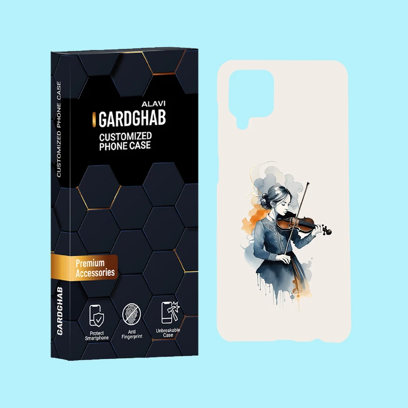 کاور گارد قاب علوی مدل ساز و موزیک مناسب برای گوشی موبایل سامسونگ Galaxy A12