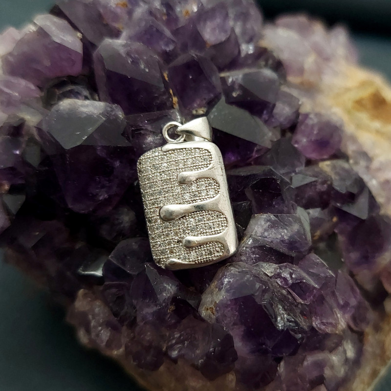 آویز گردنبند نقره زنانه مدل VM9635