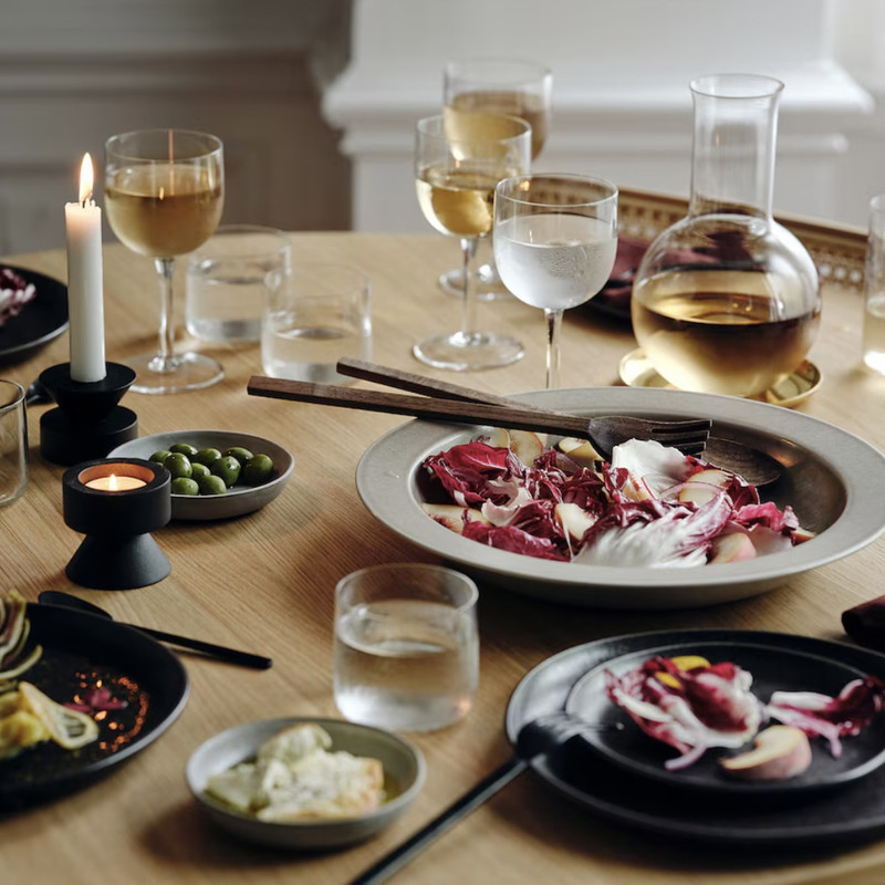 قاشق و چنگال سرو سالاد ایکیا مدل stockholm مجموعه دو عددی قاشق و چنگال سرو سالاد ایکیا مدل stockholm مجموعه دو عددی