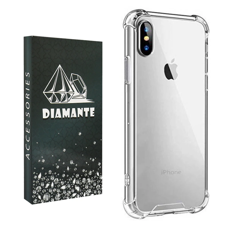 کاور دیامانته مدل Bianco Navy مناسب برای گوشی موبایل اپل iPhone XS
