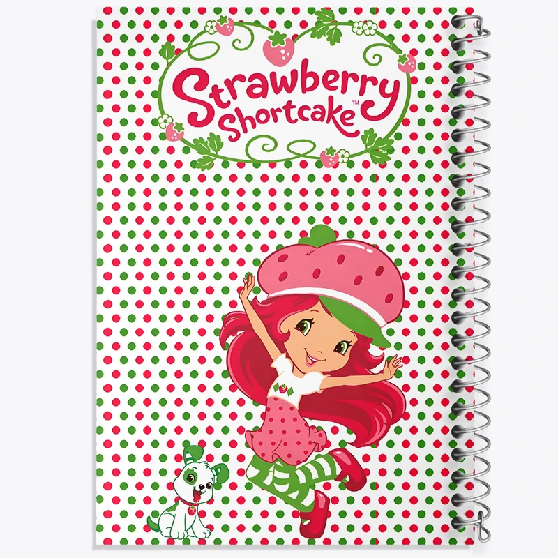 دفتر مشق 100 برگ خندالو طرح دختر توت فرنگی کد F6153