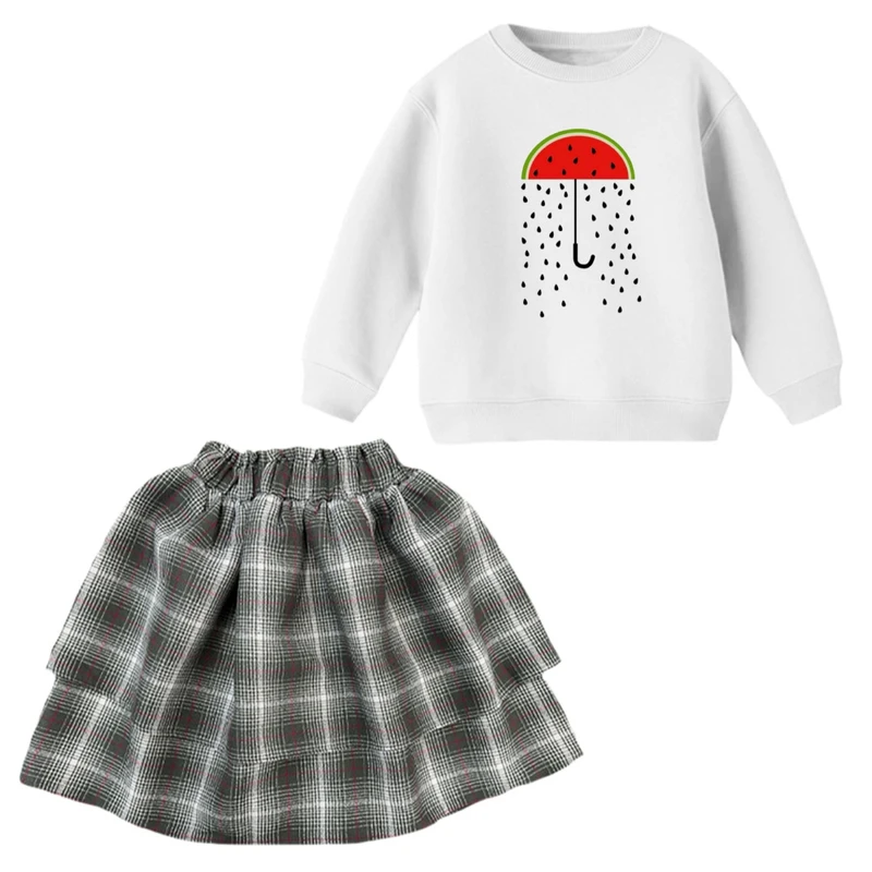 ست سویشرت و دامن دخترانه مدل یلدا کد 05