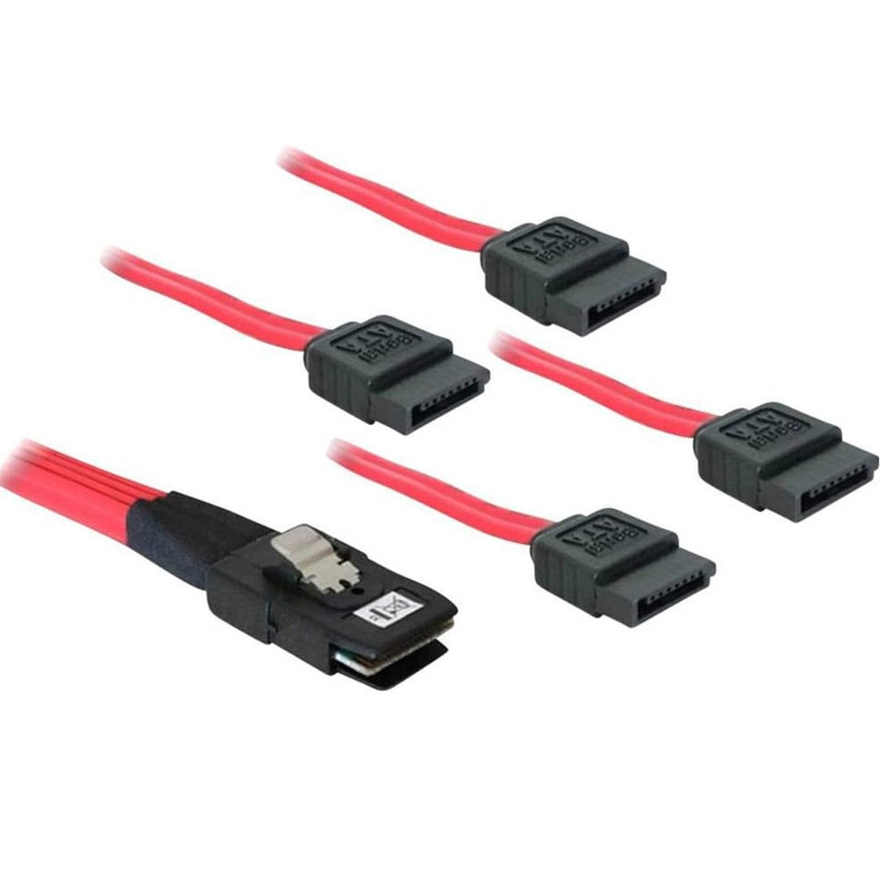 کابل تبدیل Mini SAS SFF-8087 به چهار SATA اسمارطور مدل SM75