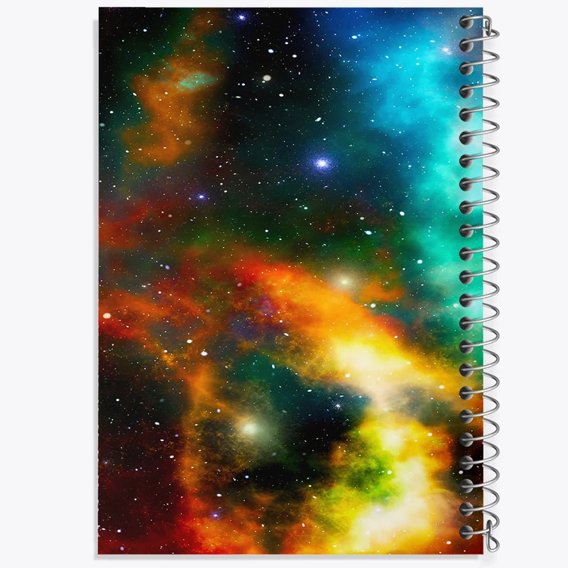 دفتر مشق 50 برگ خندالو طرح کهکشان (galaxy) کد F6706