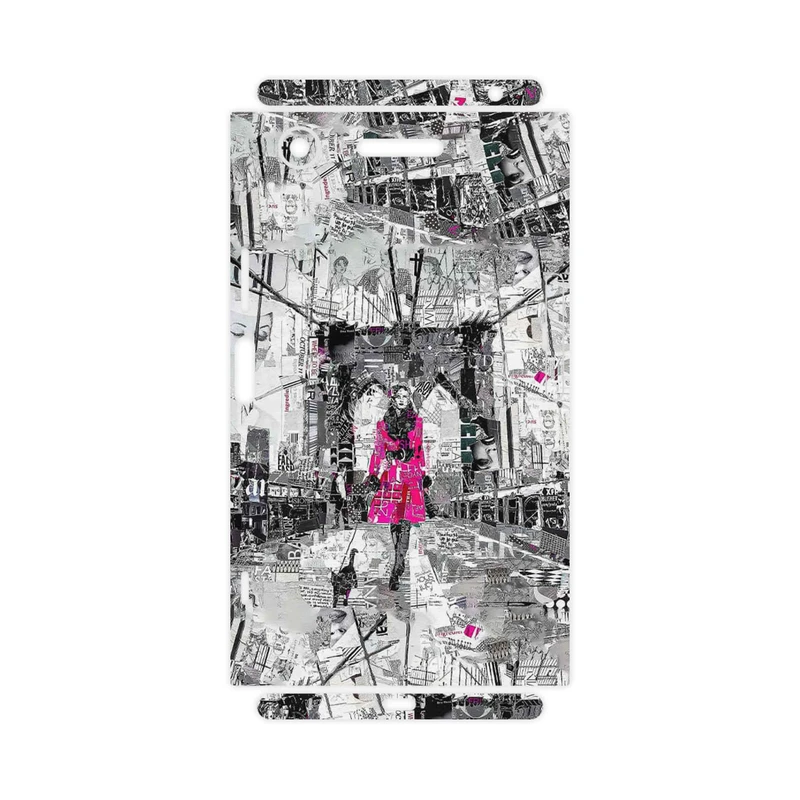 برچسب پوششی ماهوت مدل Collage of Catwalk Bridge-FullSkin مناسب برای گوشی موبایل سونی Xperia XZ1