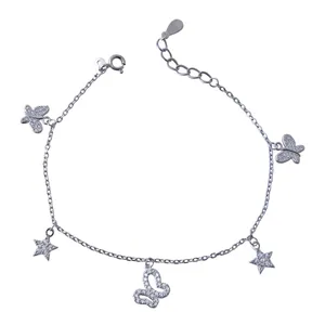  دستبند نقره زنانه بازرگانی میلادی کد DP_102