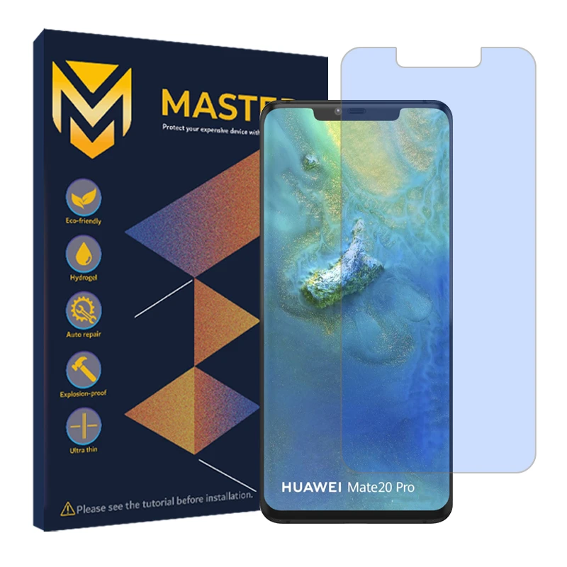 محافظ صفحه نمایش ضداشعه آبی مستر مدل Resistant مناسب برای گوشی موبایل هوآوی Mate 20 Pro