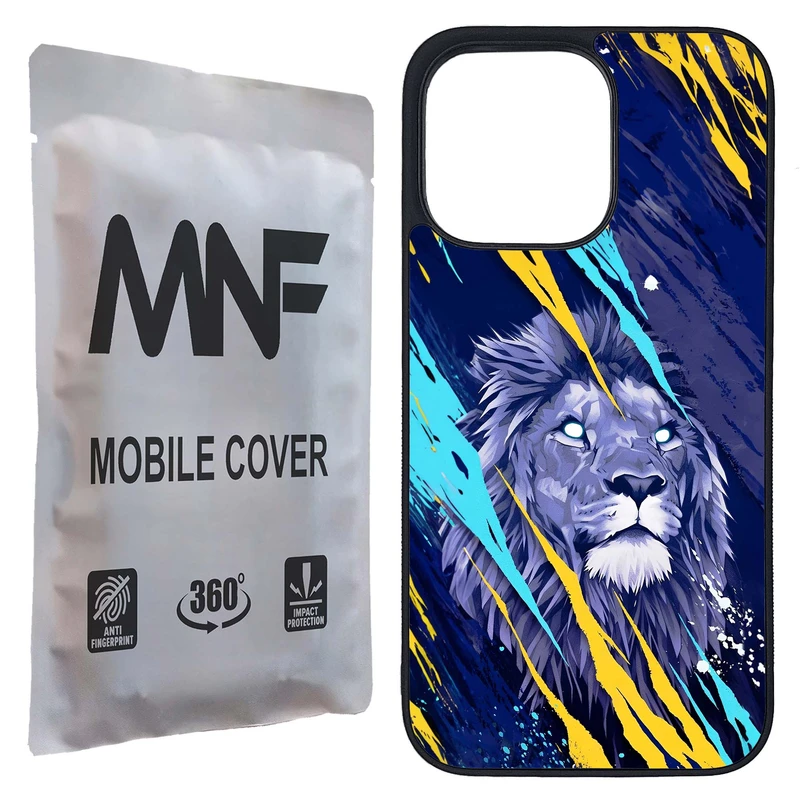 کاور ام ان اف طرح Lion کد P-228 مناسب برای گوشی موبایل اپل iPhone 13 Pro