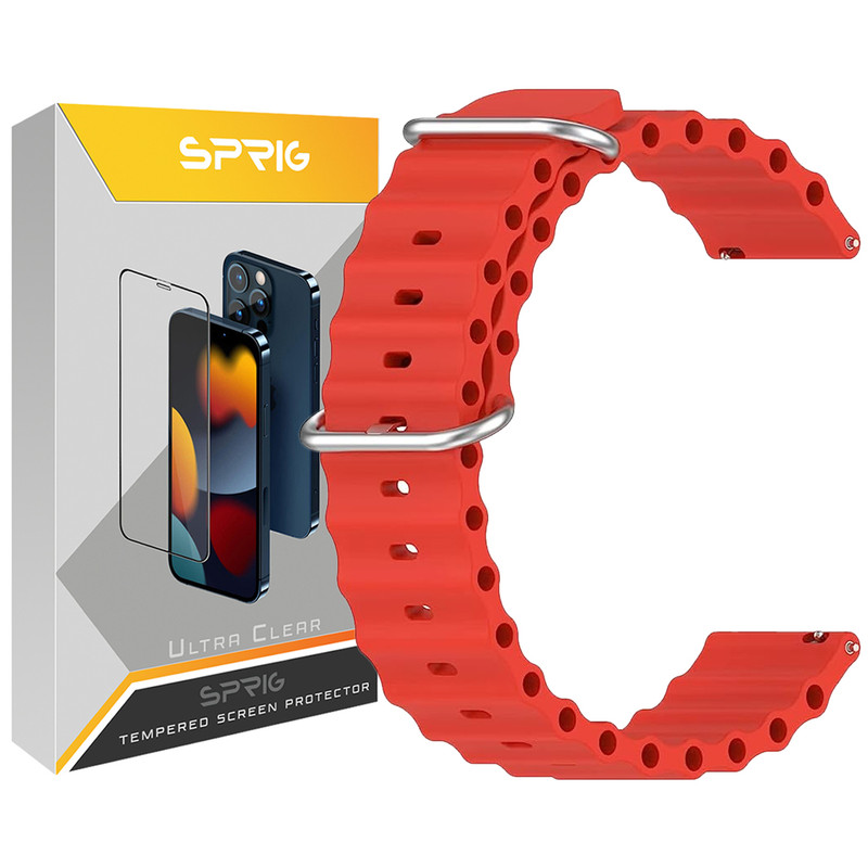 بند اسپریگ مدل Ocean مناسب برای ساعت هوشمند سامسونگ Galaxy Watch 5 40mm / Watch 5 44mm / Watch 5 Pro 45mm