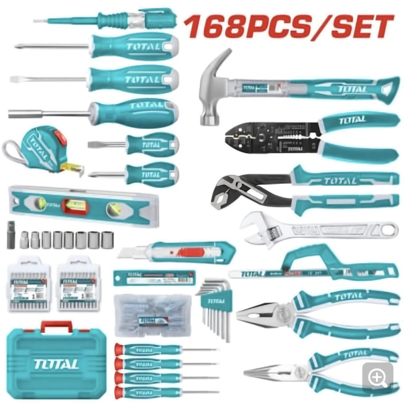 مجموعه 168 عددی ابزار دستی توتال مدل THKTHP21686 مجموعه 168 عددی ابزار دستی توتال مدل THKTHP21686
