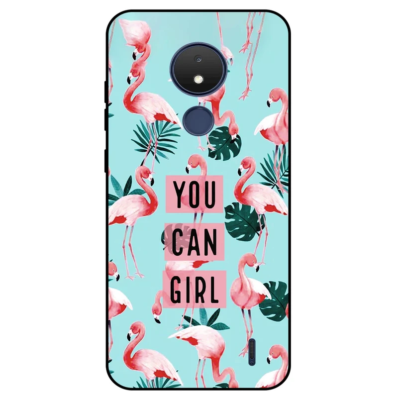 کاور مگافون طرح فلامینگو مدل 8032 مناسب برای گوشی موبایل نوکیا C21