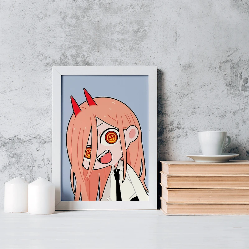 تابلو خندالو مدل پاور انیمه مرد اره ای Chainsaw Man کد 18016