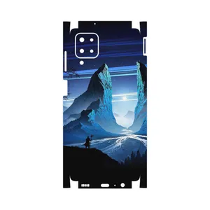 MAHOOT Blue Mountains Digital Art-FullSkin Cover Sticker for Samsung Galaxy F12