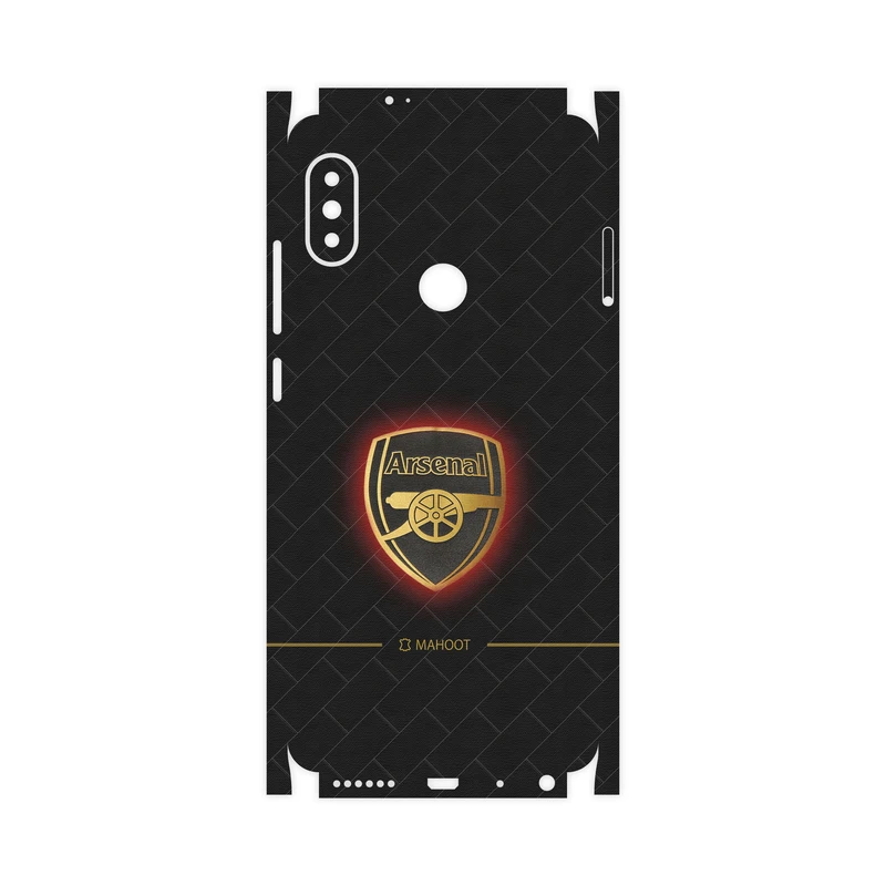 برچسب پوششی ماهوت مدل Arsenal-FC-FullSkin مناسب برای گوشی موبایل شیائومی Redmi Note 5 Pro