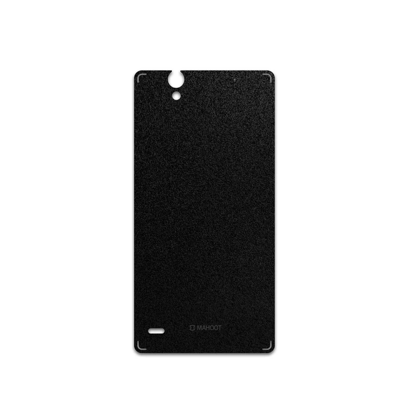 برچسب پوششی ماهوت مدل Black-Suede مناسب برای گوشی موبایل سونی Xperia C4