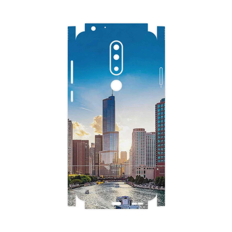 برچسب پوششی ماهوت مدل City of Chicago-FullSkin مناسب برای گوشی موبایل نوکیا 5.1 Plus