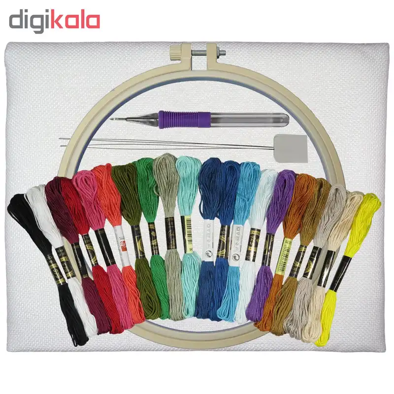 ابزار گلدوزی کد EM11 مجموعه ۲۵ عددی