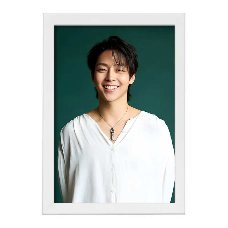 تابلو خندالو مدل کیم وو سونگ کد F11163