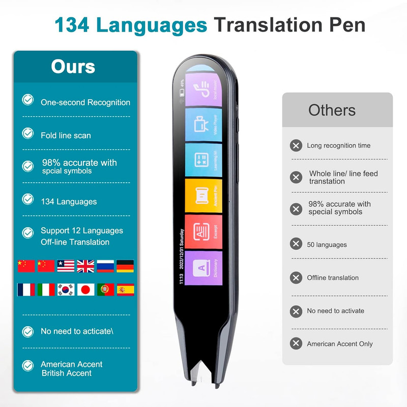 قلم مترجم هوشمند مدل MD08 قلم مترجم هوشمند مدل MD08