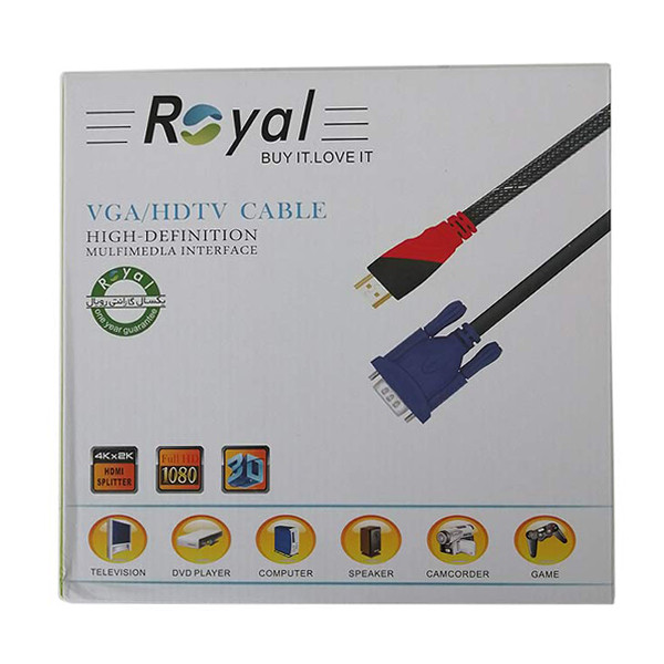 کابل HDMI رویال کد 085 طول ۱۰ متر 1