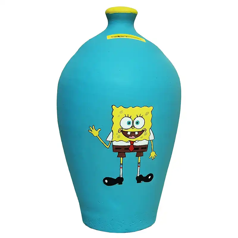 قلک سفالی مدل باب اسفنجی کد RO - 2