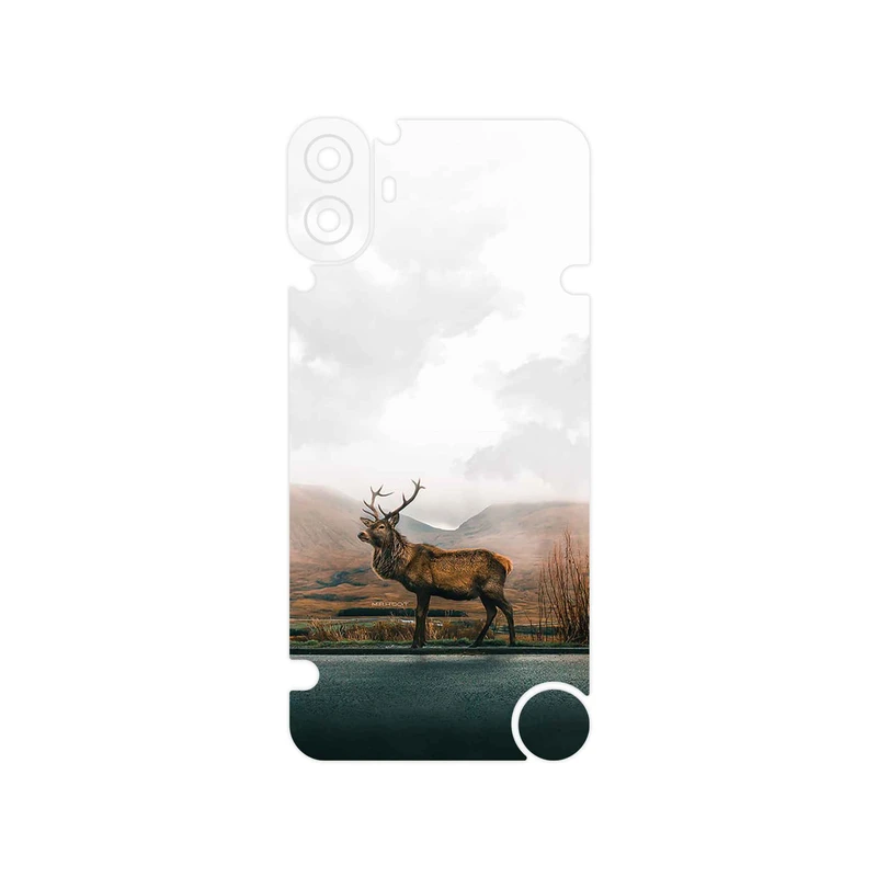 برچسب پوششی ماهوت مدل Horned_Deer مناسب برای گوشی موبایل ناتینگ CMF Phone 1