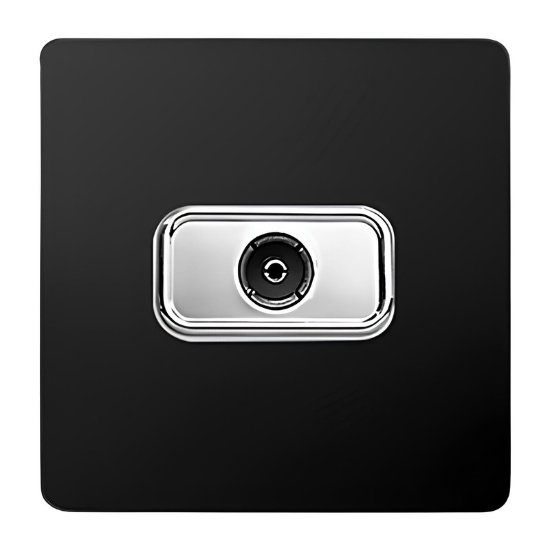 پریز آنتن صنایع آسیا الکتریک مدل کریستال BS