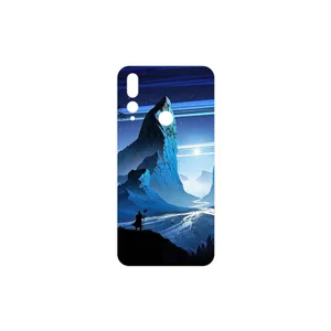 MAHOOT Blue Mountains Digital Art Cover Sticker for Huawei Y9 Prime 2019