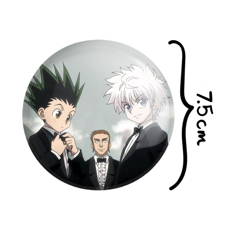 آینه جیبی خندالو مدل کیلوا و گون انیمه هانتر ایکس هانتر Hunter × Hunter  کد 11932
