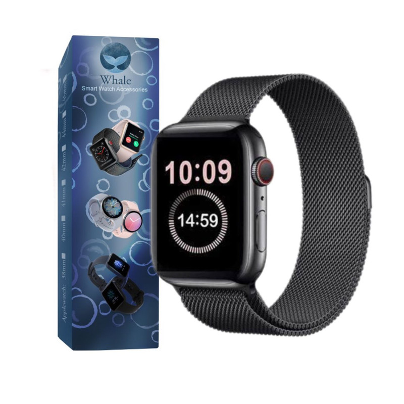 بند واله مدل Milanese Loop مناسب برای اپل واچ سری 6 40 میلی متری
