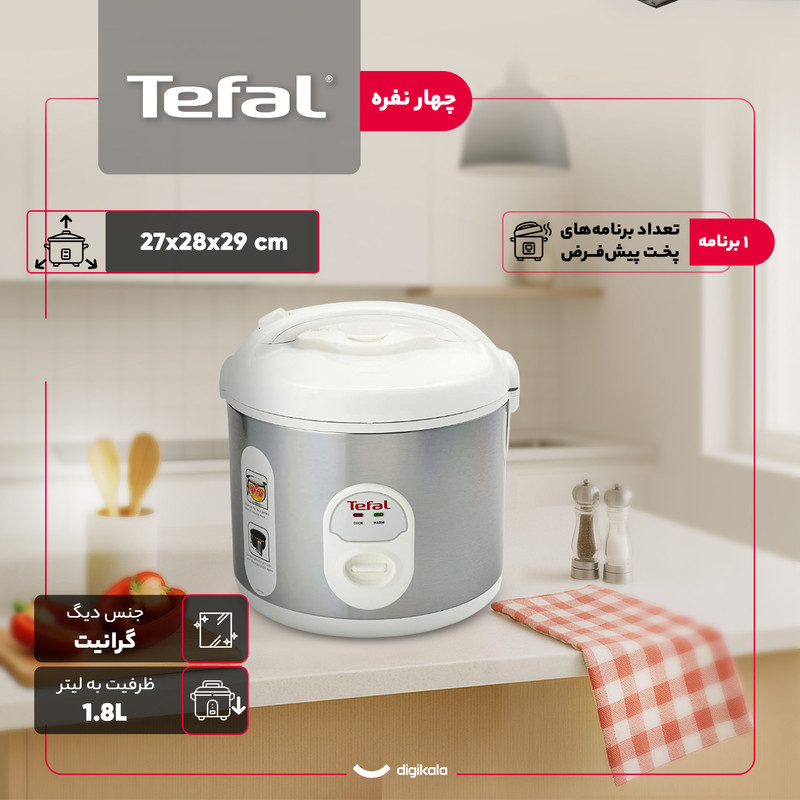 پلوپز 4 نفره تفال مدل RK242127