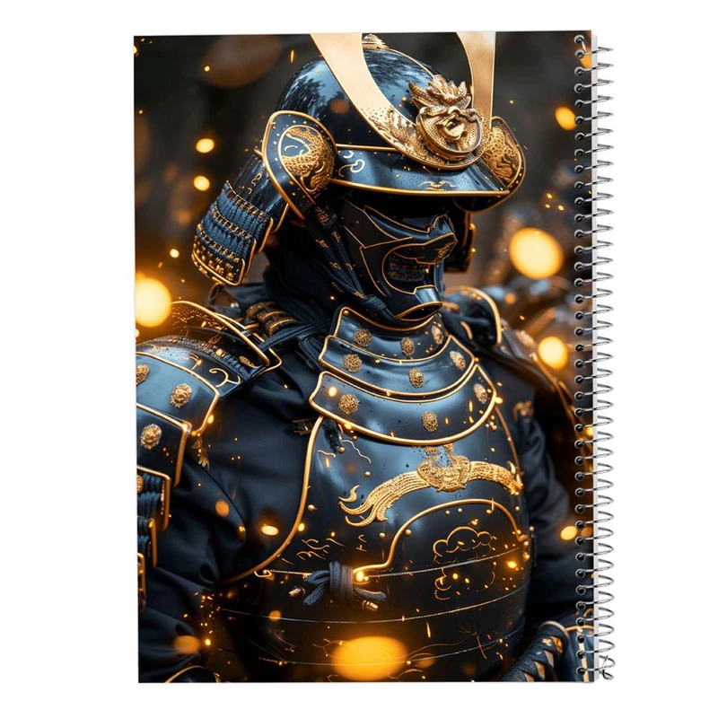 دفتر ژورنال نویسی 50 برگ مدوپد مدل نقطه ای طرح سامورایی کد DF15158