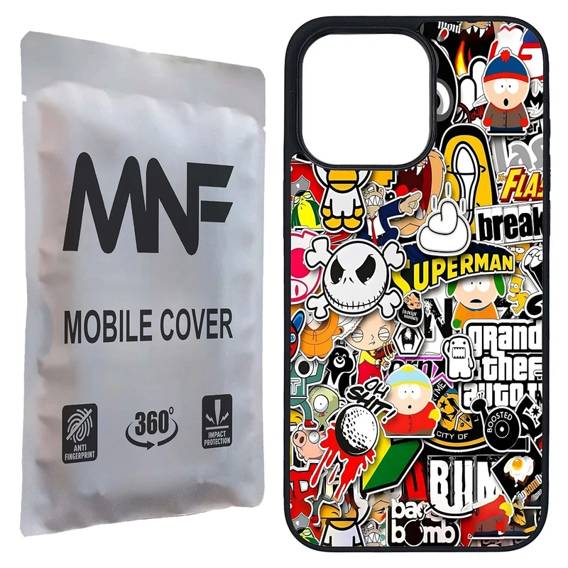 کاور ام ان اف طرح Dope Graffity Art کد P-067 مناسب برای گوشی موبایل اپل iPhone 15 Pro Max