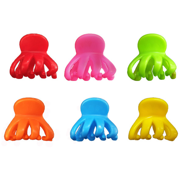 کلیپس مو زنانه مدل beh123 مجموعه 6 عددی